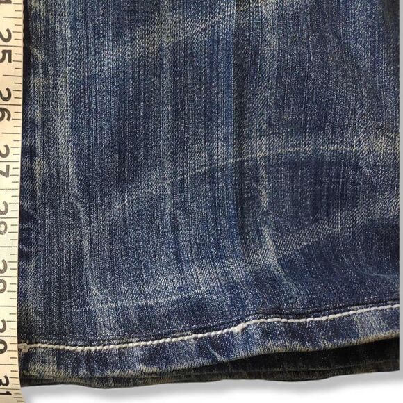 Wrangler Blue Jeans Women's Rock 47 Low Rise 1% Spandex Sz 7/8 32" Waist - Picture 5 of 9